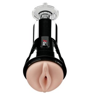 PDX ELITE masturbator with vibration and compression effect – image 1