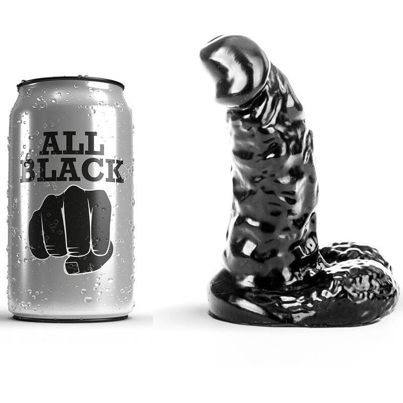 ALL BLACK dildo 13 cm voor intieme wellness – foto 1