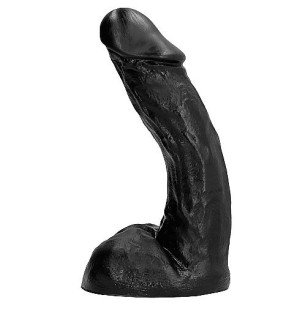 Gode réaliste 23 cm All Black pour le bien-être intime – photo 2