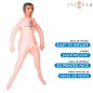 Anthony – dmuchana lalka z penisem 3D z elastycznego PVC – zdjęcie 2
