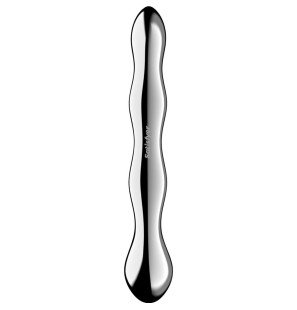 Satisfyer Cosmic Crest 2 — dwustronne dildo ze stali nierdzewnej – zdjęcie 4