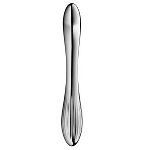 Godemiché double face en acier inoxydable Satisfyer Pure Gravity 1 – photo 2