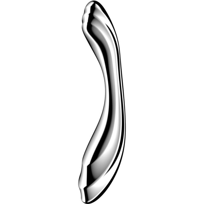 Satisfyer Pure Gravity 2 Stainless Steel Double-Ended Dildo – image 1