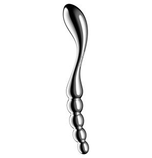 Satisfyer Star Force 1 – dwustronne dildo ze stali nierdzewnej – zdjęcie 1