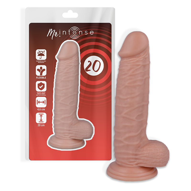 Gode réaliste MR. INTENSE de 20 cm, format 4,6 cm – photo 1