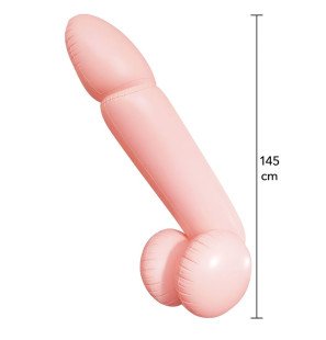 Opblaasbare penis 145 cm van Hidden Desire voor feest en decoratie – foto 2
