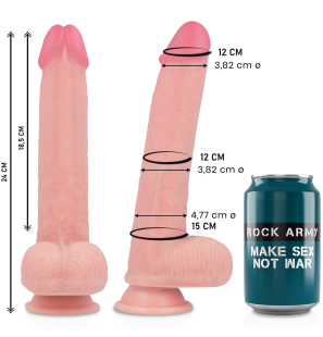 Premium Kingcobra-Dildo aus Flüssigsilikon 24 cm – Bild 2