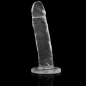 Przezroczyste dildo 18 cm do intymnej pielęgnacji – zdjęcie 6
