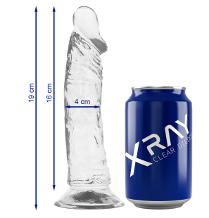 X RAY transparante dildo 19 cm voor intieme wellness – foto 1