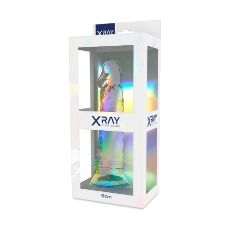 X RAY gode transparent de 19 cm pour le bien-être intime – photo 2