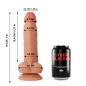 Realistischer Silikondildo 18 cm mit 3,2 cm Durchmesser – Bild 2