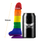 Dildo Mythology Corey Pride 19,5 cm do intymnego wellness – zdjęcie 3