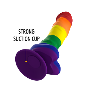 Corey Pride Dildo von 18 cm für intime Wellness – Bild 5