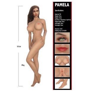 Poupée sexuelle grandeur nature en TPE Pamela avec fonction chauffante – photo 7