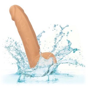 CALEXOTICS skin-tone silicone dildo with studs, 15,24 cm – image 4