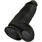 Gode réaliste noir de 23 cm avec une forme généreuse – photo 4 Gode réaliste noir de 23 cm avec une forme généreuse – photo 4