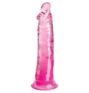 Dildo réaliste 19,7 cm rose vif de KING COCK – photo 1