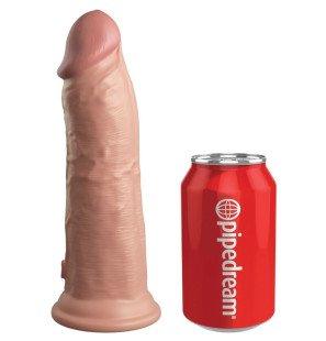 Realistische siliconen dildo van 20,3 cm – King Cock Elite – foto 1