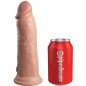 Realistische siliconen dildo van 20,3 cm – King Cock Elite – foto 1