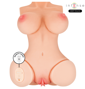 Intense Deep Touch Vero – torso z pochwą, ssaniem i wibracjami – zdjęcie 5