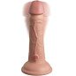 Realistyczny silikonowy dildo z wibracjami 15,2 cm – King Cock Elite – zdjęcie 2