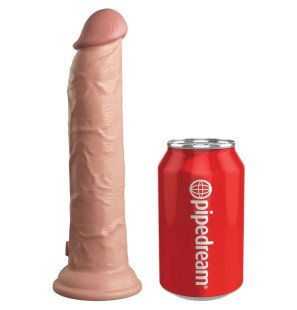 Realistischer vibrierender Silikon-Dildo mit Fernbedienung 23 cm – Bild 1