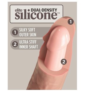 Realistic vibrating silicone dildo with remote control 23 cm – image 6