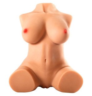 Realistyczny kobiecy masturbator w formie torsu z funkcją ssania i 7 trybami – zdjęcie 1