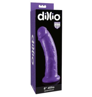 Dildo DILLIO avec ventouse 20,32 cm, lilas – photo 2