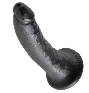 Black Realistic Dildo 17,8 cm – image 2