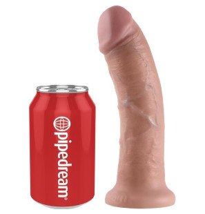 Realistische dildo met natuurlijke penisvorm 20,3 cm – KING COCK – foto 3