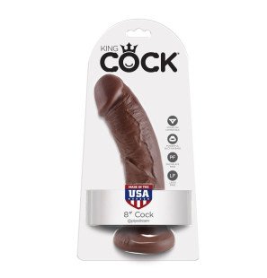 Realistischer brauner Dildo 20,3 cm für intime Wellness – Bild 2