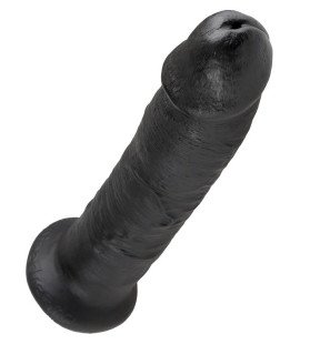 Black realistic dildo 22,9 cm by King Cock – image 4