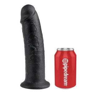 Schwarzer realistischer Dildo, 25 cm, von KING COCK – Bild 2