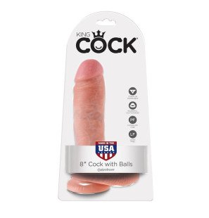 Realistische dildo 20,3 cm van KING COCK – foto 2