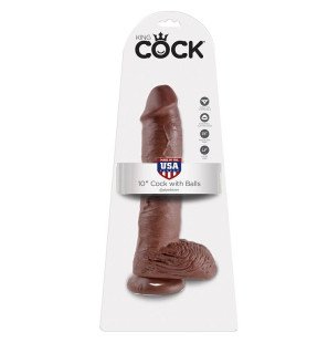 Realistyczny dildo 26,5 cm marki KING COCK – zdjęcie 2