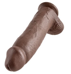 Realistischer brauner Dildo, 30,48 cm – Bild 2