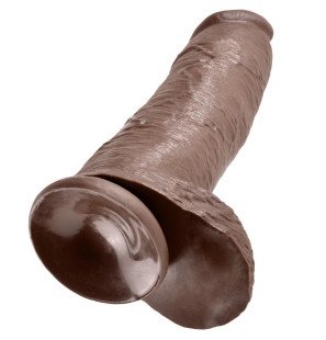 Realistic Brown Dildo, 30,48 cm – image 3