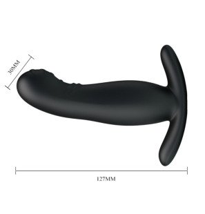 MR PLAY oplaadbare zwarte prostaatmassager van 127 mm – foto 4