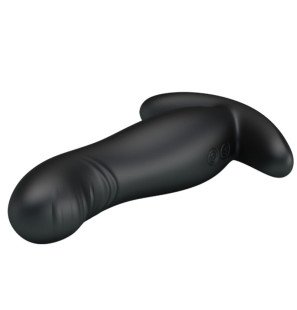 Czarny akumulatorowy masażer prostaty MR PLAY, 127 mm – zdjęcie 6