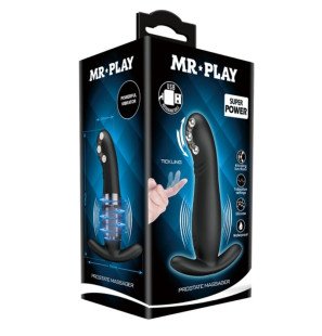 MR PLAY oplaadbare zwarte prostaatmassager van 127 mm – foto 9
