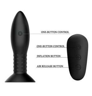 MR PLAY plug anal avec boules rotatives et télécommande – photo 4