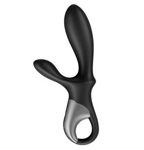 Satisfyer Heat Climax+ – sterowany aplikacją czarny wibrator analny – zdjęcie 2