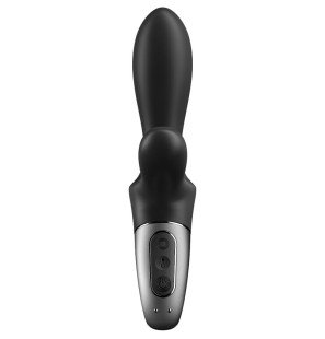 Satisfyer Heat Climax+ – sterowany aplikacją czarny wibrator analny – zdjęcie 3