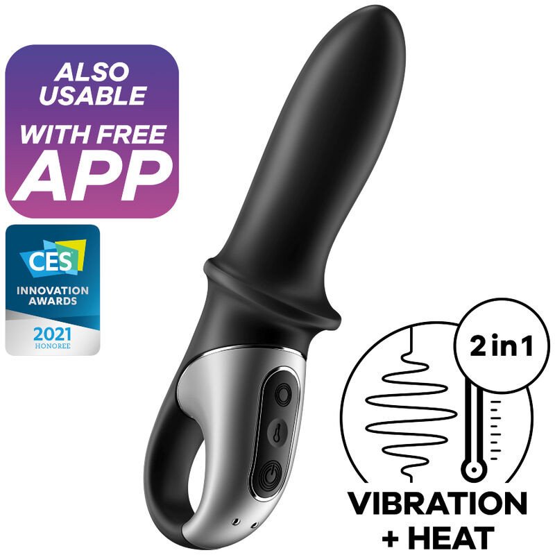 Satisfyer app-gesteuerter analer Vibrator, schwarz – Bild 1 Satisfyer app-gesteuerter analer Vibrator, schwarz – Bild 1