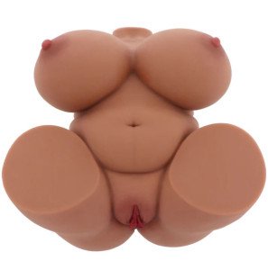 Realistic TPE Torso Masturbator, 6 kg, with Dual Channels – image 2