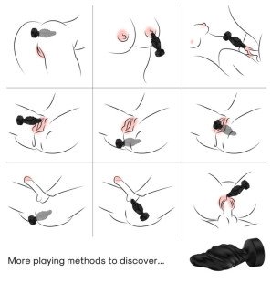 ARMONY afstandsbediende vibrator en anale plug 37,4 mm