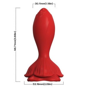 Vibromasseur rose avec petit plug anal et télécommande – photo 2