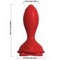 Vibromasseur rose avec petit plug anal et télécommande – photo 2 Vibromasseur rose avec petit plug anal et télécommande – photo 2