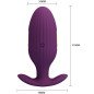 Pretty Love Jefferson, plug anal connecté par application, lilas – photo 5
